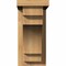 Ekena Millwork Mediterranean Smooth Corbel w/Backplate, Western Red Cedar, 5 1/2"W x 12"D x 12"H COR06X12X12MED01SWR - alternate 4